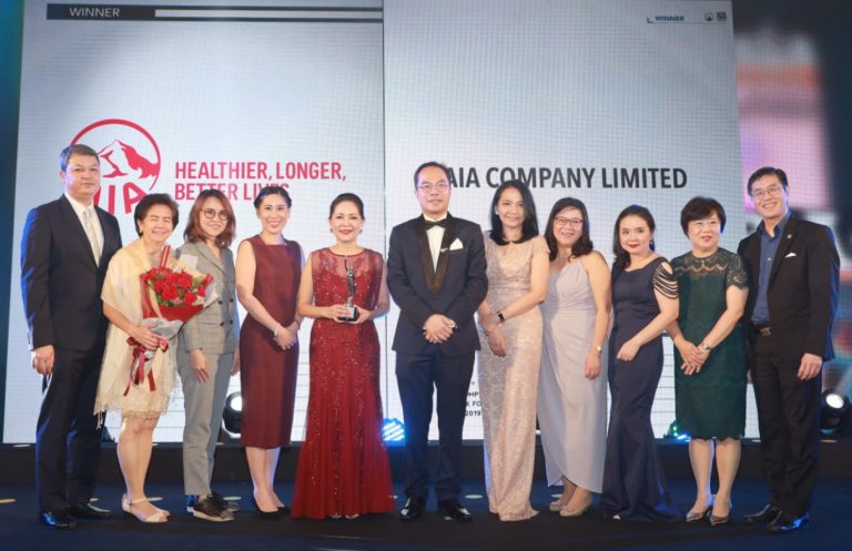 เอไอเอ ประเทศไทย คว้ารางวัล “Best Companies To Work For In Asia 2019”