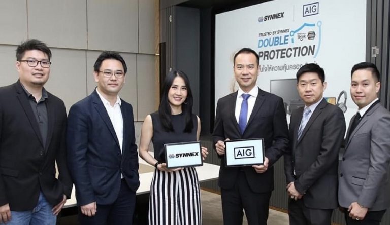 เอไอจี ประเทศไทย ร่วมกับ ซินเน็ค เปิดตัวแคมเปญ “Synnex Double Protection” คุ้มครองอุบัติเหตุลูกค้า