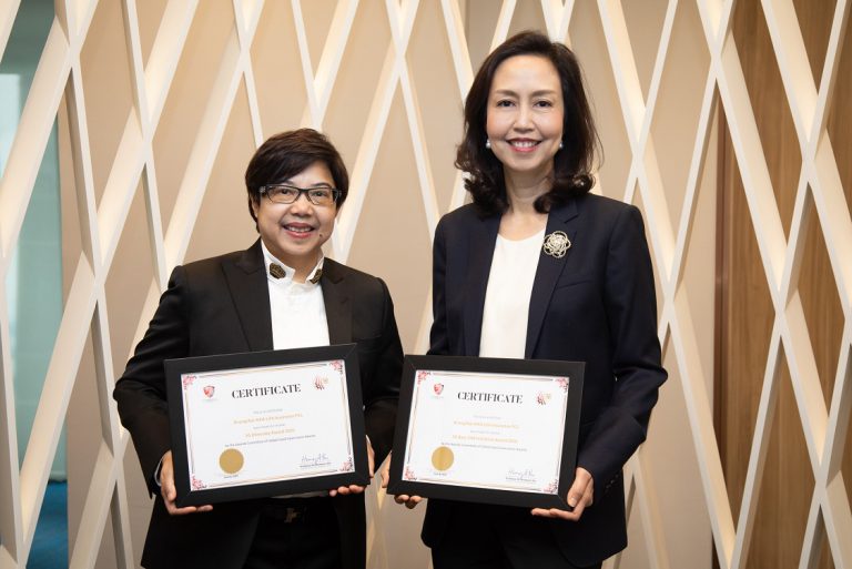 กรุงไทย–แอกซ่า ประกันชีวิต คว้า 2 รางวัลจาก Global Good Governance Awards 2020