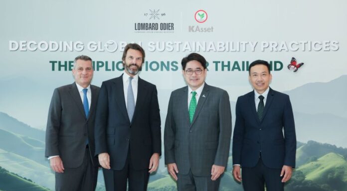 KAsset ผนึก Lombard Odier ถอดรหัสแนวปฏิบัติด้านความยั่งยืน