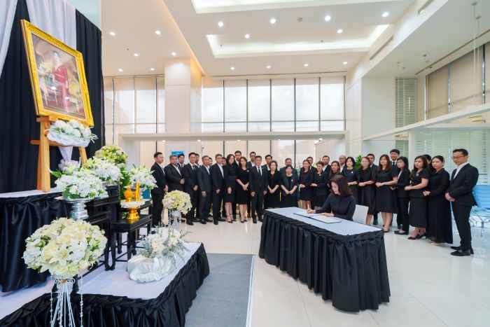 ไทยสมุทร จัดพิธีน้อมถวายความอาลัยแด่สมเด็จพระนางเจ้าสิริกิติ์ พระบรมราชินีนาถ พระบรมราชชนนีพันปีหลวง