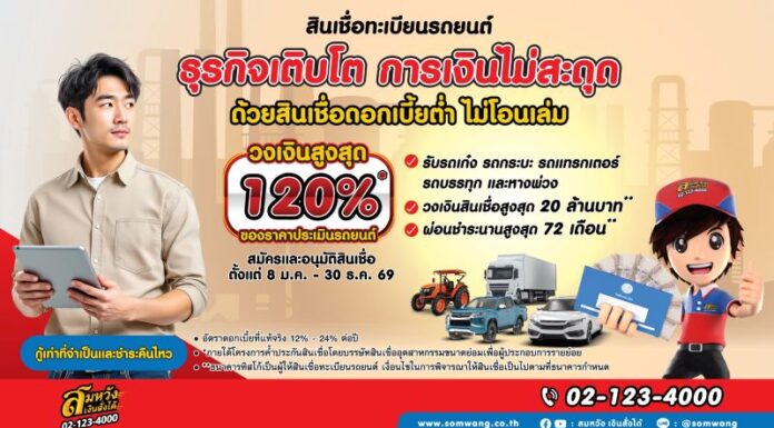 ทิสโก้ หนุน SMEsไทย ด้วยสินเชื่อดอกเบี้ยต่ำ วงเงินสูงสุด 120%