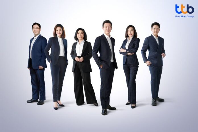 ทีทีบี ปรับทัพครั้งสำคัญ เปิดตัว 6 ผู้บริหารรุ่นใหม่ เสริมแกร่งทุกมิติ