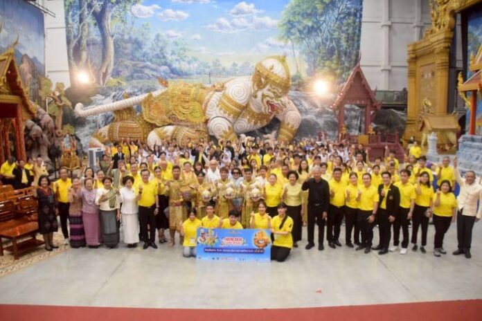 พิธีเปิดโครงการ ณ อาคารเรียนรู้เรื่องโขน