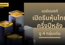 เมย์แบงก์ ชี้เป้า 4 กลุ่มหุ้นเด่น ลงทุนครึ่งปีหลัง 69