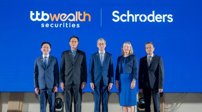 ทีทีบี จับมือ Schroders เสริมแกร่ง Wealth Ecosystem